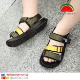 Sandal Quai Xanh Rêu