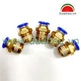 Đầu 6 dây hơi máy ép góc