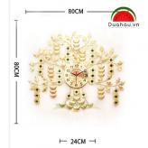 Đồng Hồ 84CAY02 Cây Vàng Phú Quý 84x80cm