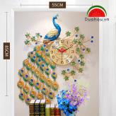 Đồng Hồ 87D06 Khổng Tước 87X74cm
