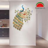 Đồng Hồ 87D06 Khổng Tước 87X74cm