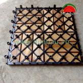 10 Vỉ gỗ nhựa lót sàn ngoài trời - 30x30x2.4cm