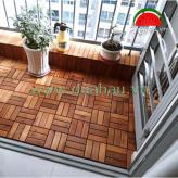 10 Vỉ gỗ nhựa lót sàn ngoài trời - 30x30x2.4cm