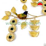 Đồng Hồ 84CAY01 Cây Vàng Phú Quý Bình An 84x80cm