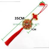 Tiền xu Cổ Hoa Mai LỚN - Nút treo May Mắn