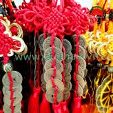 6 Đồng Tiền Xu Cổ  - Nút treo May Mắn