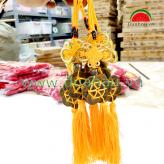 Tiền xu Cổ Hoa Mai Nhỏ - Nút treo May Mắn 2