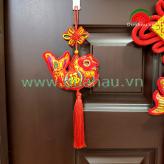 Dây Treo 1 Cá Dư Dả - Nút Treo May Mắn