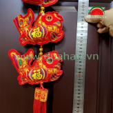 Dây Treo 5 Cá Dư Dả - Nút Treo May Mắn