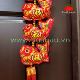 Dây Treo 5 Cá Dư Dả - Nút Treo May Mắn