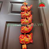 Dây Treo 5 Cá Dư Dả - Nút Treo May Mắn