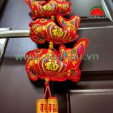 Dây Treo 10 Cá Dư Dả - Nút Treo May Mắn