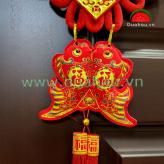 Khánh Đỏ  #12 PHÚC VÀNG NHƯ Ý 26x65cm