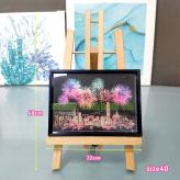 Giá vẽ sz50 để bàn, bằng gỗ sồi nhập khẩu