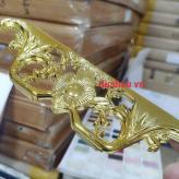 Hoa văn Khung Đôi xi mạ màu vàng Gold