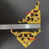 Hoa văn Khung Đôi xi mạ màu vàng Gold