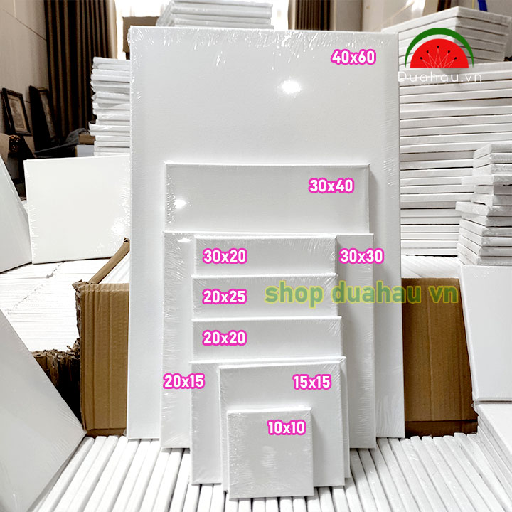 Khung canvas căng sẵn các size